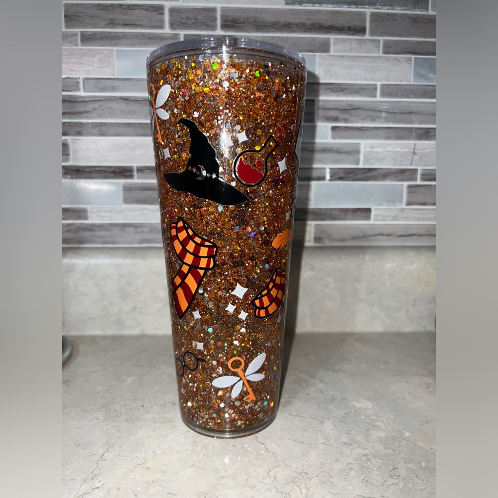 HP 24 oz snow globe tumbler